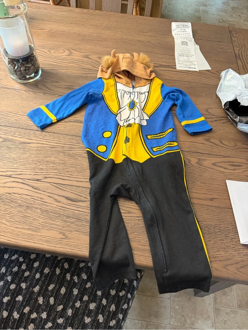 Disney The Beast Prince costume coverall